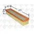 Air filter. Фильтр воздушный JS ASAKASHI A0002 (фото 1)