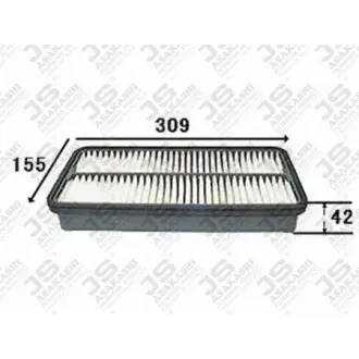 Фільтр повітряний двигуна JS ASAKASHI A161J