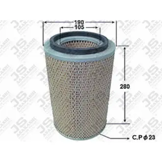 Air filter, primary. Фильтр воздушный, основной JS ASAKASHI A612J