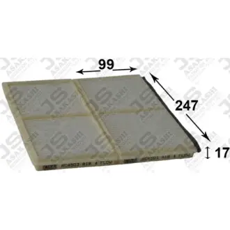 Фільтр салону MAZDA 2 JS ASAKASHI AC4503SET