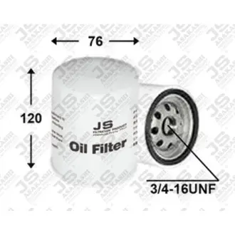 Фильтр масляный, накручиваемый. Фільтр масляний, накручуваний. Oil filter, Spin-On JS ASAKASHI C010J