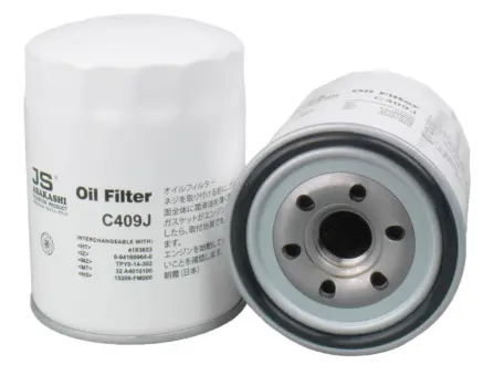 Фильтр масляный, накручиваемый. Фільтр масляний, накручуваний. Oil filter, Spin-On JS ASAKASHI C409J