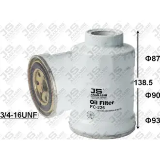 Фільтр паливний в зборі JS ASAKASHI FC226J
