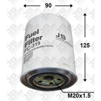 Fuel filter, Spin-On. Фильтр топливный, накручиваемый JS ASAKASHI FC319J