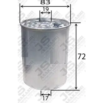 Fuel filter, cartridge. Фильтр топливный, вставка JS ASAKASHI FC3501