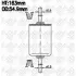 Fuel filter, In-line. Фильтр топливный, проточный JS ASAKASHI FS618J (фото 1)