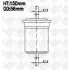 Fuel filter, In-line. Фильтр топливный, проточный JS ASAKASHI FS9207 (фото 1)