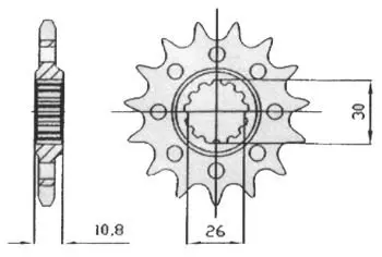 Передня зірка ESJOT JT SPROCKETS 100-467-16