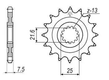 Передня зірка ESJOT JT SPROCKETS 100-471-15