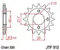 Передня зірка MOTO JT SPROCKETS 104-463-17 (фото 1)