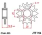 Передня зірка MOTO JT SPROCKETS 105-513-17 (фото 1)