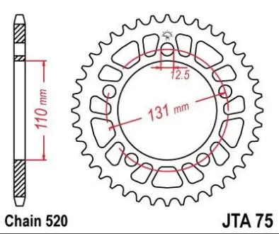 Зірка ESJOT MOTO JT SPROCKETS 11045744