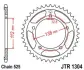 Зірка MOTO JT SPROCKETS 111-554-45 (фото 1)