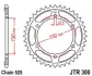 Зірка MOTO JT SPROCKETS 111-566-48 (фото 1)