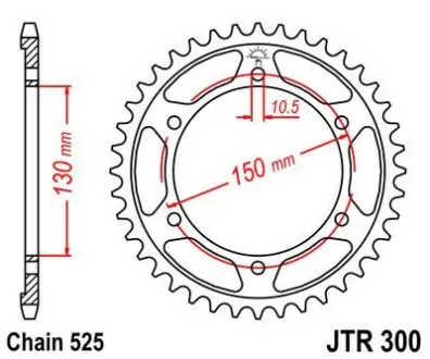 Зірка MOTO JT SPROCKETS 111-566-48