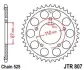 Зірка MOTO JT SPROCKETS 113-551-44 (фото 1)
