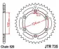 Зірка MOTO JT SPROCKETS 115-461-42 (фото 1)