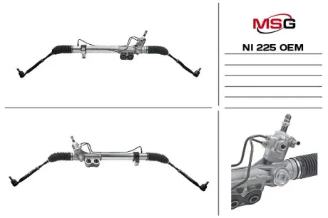 Рульова рейка з ГПК нова Nissan Pathfinder R51 04-14. Nissan Navara 05-15 JTEKT NI225OEM