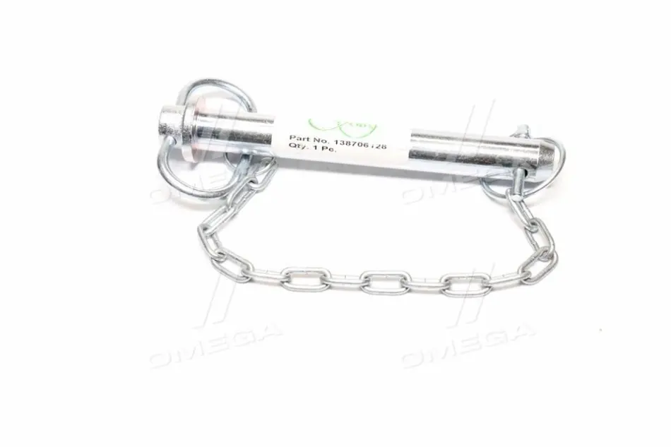 штифт з ланцюжком-штифтом 22x165x8.5 (ТМ) (упак. 2шт. ціна за 1шт) JUBANA 138706128 - фото 1