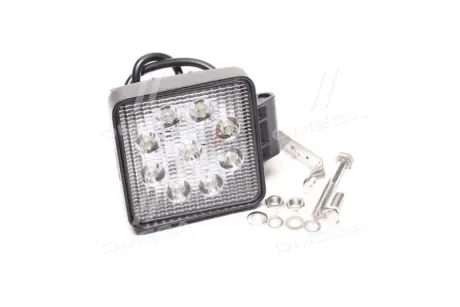 Фара LED квадратна 27W, 9 ламп, 110*164мм, вузький промінь 9-32V 6000K (LITLEDA,) JUBANA 453701039453701037