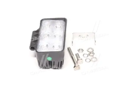 Фара LED прямокутна 18W. 6 ламп. 110-90мм. 1200Lm вузький промінь 12-24V 6000K (LITLEDA.) JUBANA 453701045