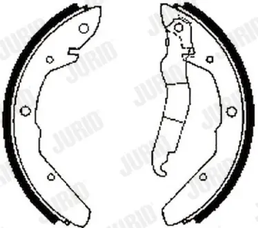 Комплект тормозных колодок JURID 361099J
