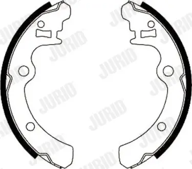 Комплект тормозных колодок JURID 361411J