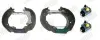 CITROEN гальм. щоки C-ELYSEE 1.6 BlueHDi 100 14-, C3 III (SX) 1.6 BlueHDi 100 16-, PEUGEOT 208 I 1.4 HDi 12-, 01 1.6 LPG 14-, OPEL CORSA F 1.2 (68) 19- JURID 381523J (фото 1)