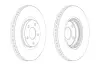 Гальмівний диск передній Nissan Juke, NT400, Qashqai / Renault Koleos I JURID 562465JC (фото 1)