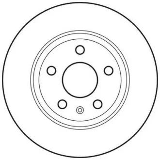 Гальмівний диск задній Audi TT JURID 562676JC