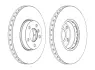 Гальмівний диск передній BMW X5, X6 / Toyota Corolla JURID 562691JC1 (фото 1)