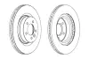 Гальмівний диск передній Land Rover Discovery, Range Rover Sport JURID 563046JC1 (фото 1)