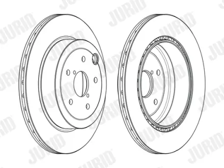 Гальмівний диск задній Subaru Impreza, WRX JURID 563108JC