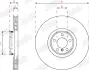 Гальмівний диск передній лівий BMW X5 (E70, F15, F85), X6 (F16, F86) JURID 563281JVC1 (фото 3)