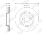 Гальмівний диск передній Hyundai Tucson / KIA Sportage JURID 563747JC1 (фото 2)