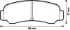 Комплект тормозных колодок, дисковый тормоз JURID 572157J (фото 1)