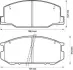 Комплект тормозных колодок, дисковый тормоз JURID 572305J (фото 1)