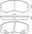Комплект тормозных колодок, дисковый тормоз JURID 573066J (фото 1)