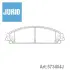 Brake pads. Колодки тормозные, дисковый тормоз JURID 573404J (фото 1)