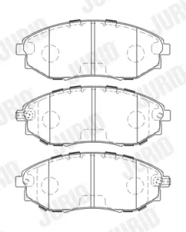 CHEVROLET гальмівні колодки передн. Epica 06- JURID 573751J