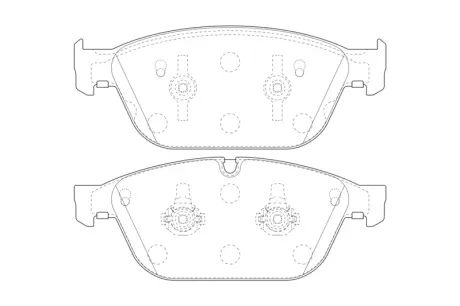 Гальмівні колодки передні Audi A8, Q5 (2012->) JURID 573775J