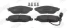 Гальмівні колодки передні Audi A3, Q3 / VW Arteon, Golf, Passat, Tiguan, Sharan / Seat / Skoda JURID 573838J (фото 1)