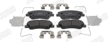 Гальмівні колодки передні Hyundai Accent, SOLARIS / KIA Rio JURID 573866J
