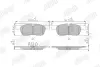 Гальмівні колодки передні Land Rover Range Rover Velar (2017->) / Jaguar F-Pace, XE, XF II JURID 573909J (фото 2)