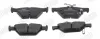 Гальмівні колодки задні Subaru Forester, Impreza, Legacy, Levorg, Outback, XV, WRX JURID 573980J (фото 1)