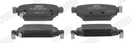 Гальмівні колодки задні Mazda CX-3 JURID 573983J
