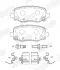 Гальмівні колодки задні Jeep Cherokee/ Chrysler 200 JURID 574045J (фото 2)