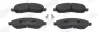 Гальмівні колодки прередні DODGE CALIBER 2,4 Turbo / JEEP COMPASS / MITSUBISHI ASX, OUTLANDER II - JURID 574082J (фото 1)