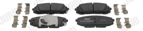 Колодки гальмівні дискові JURID 574166J