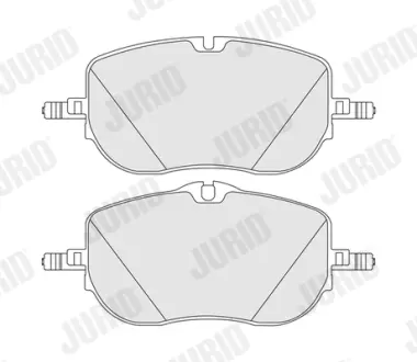 Гальмівні колодки передні MERCEDES-BENZ C-class JURID 574234J